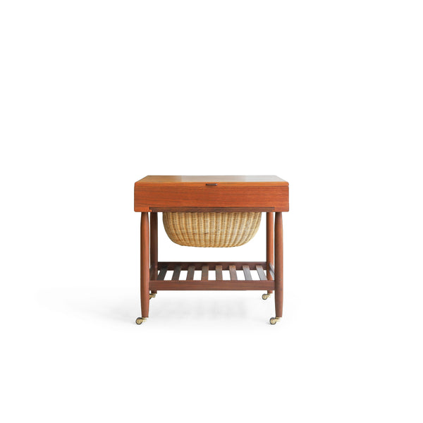 デンマークヴィンテージ ソーイング テーブル ワゴン/Danish Vintage