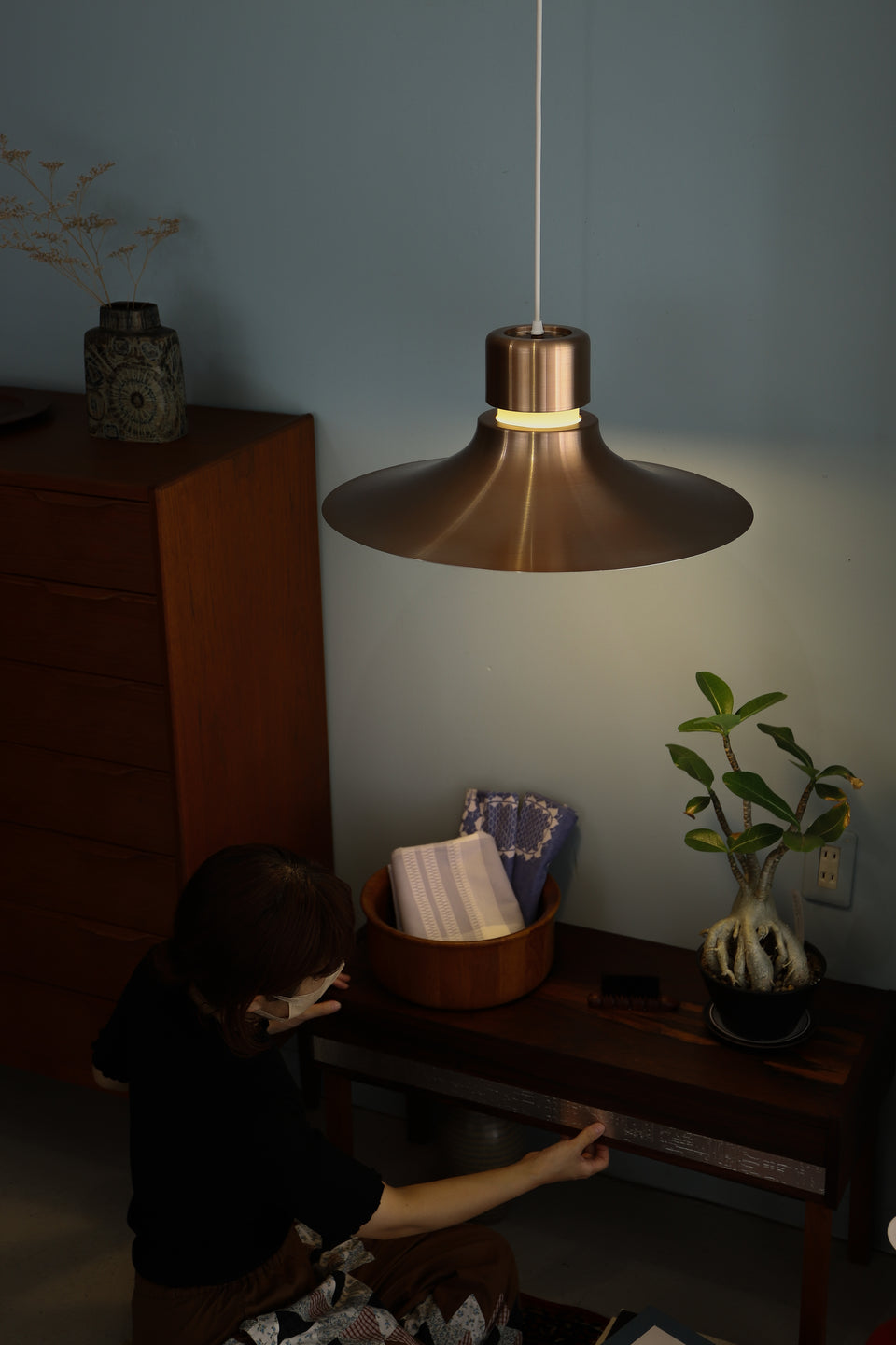 A 60s ヴィンテージ ペンダントランプ ミッドセンチュリー 北欧 モダン