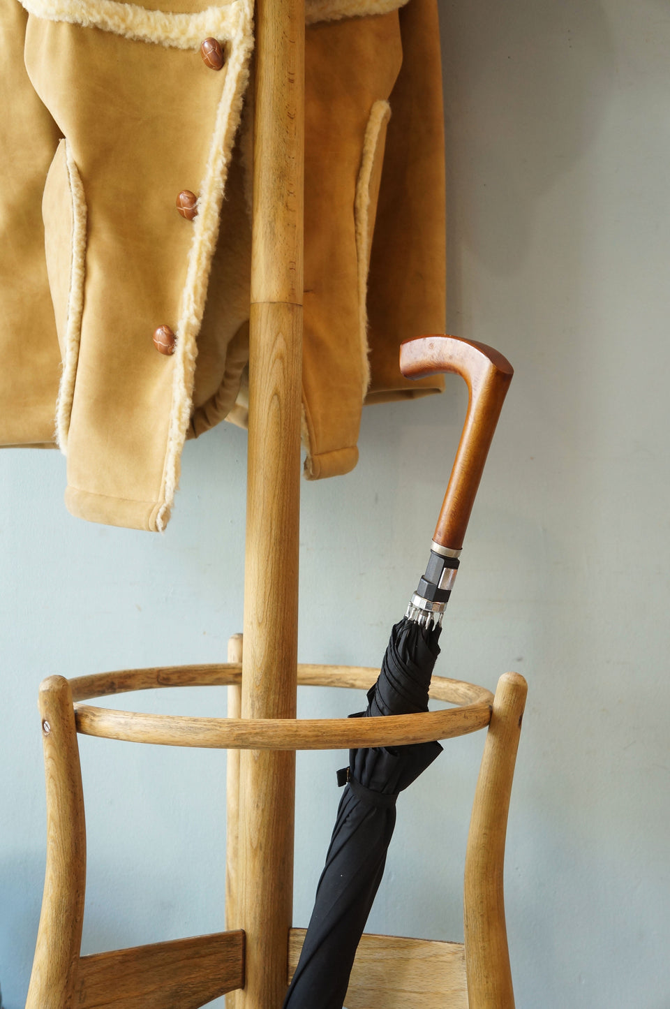 秋田木工 ハンガーラック 傘立て ジャパニーズモダン ヴィンテージ