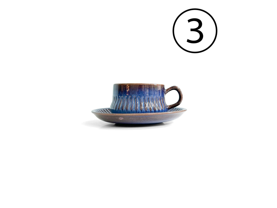 ゲフレ コスモス ティーカップ&ソーサー 北欧食器 スウェーデン