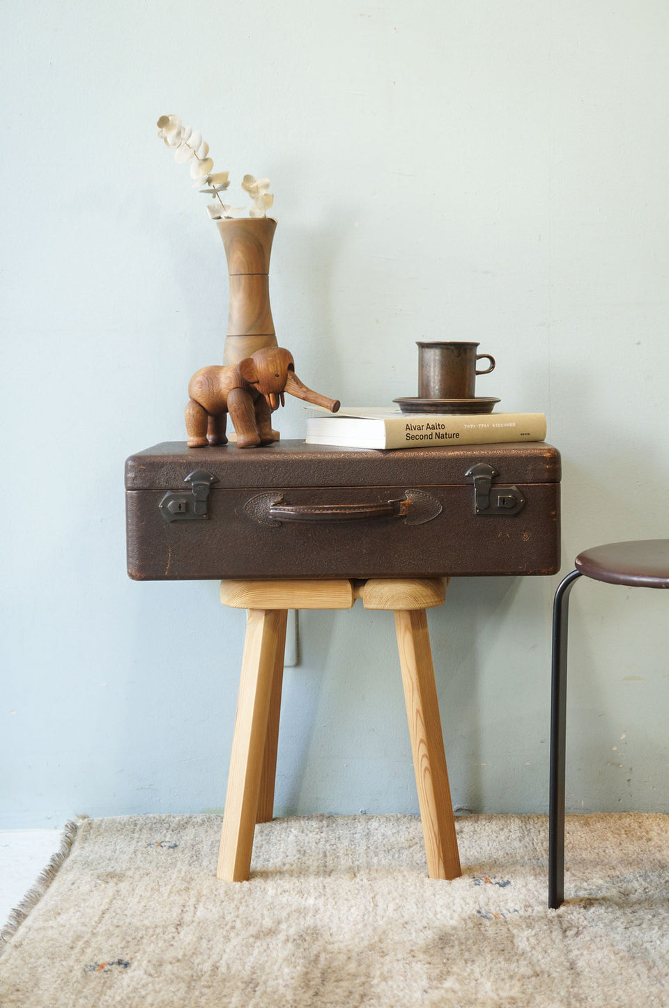 アンティーク トランク スーツケース 収納 古道具 インテリア/Antique