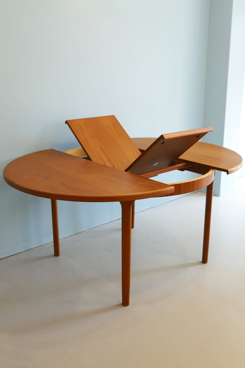 北欧 イギリス ヴィンテージテーブル チーク エクステンション 70b