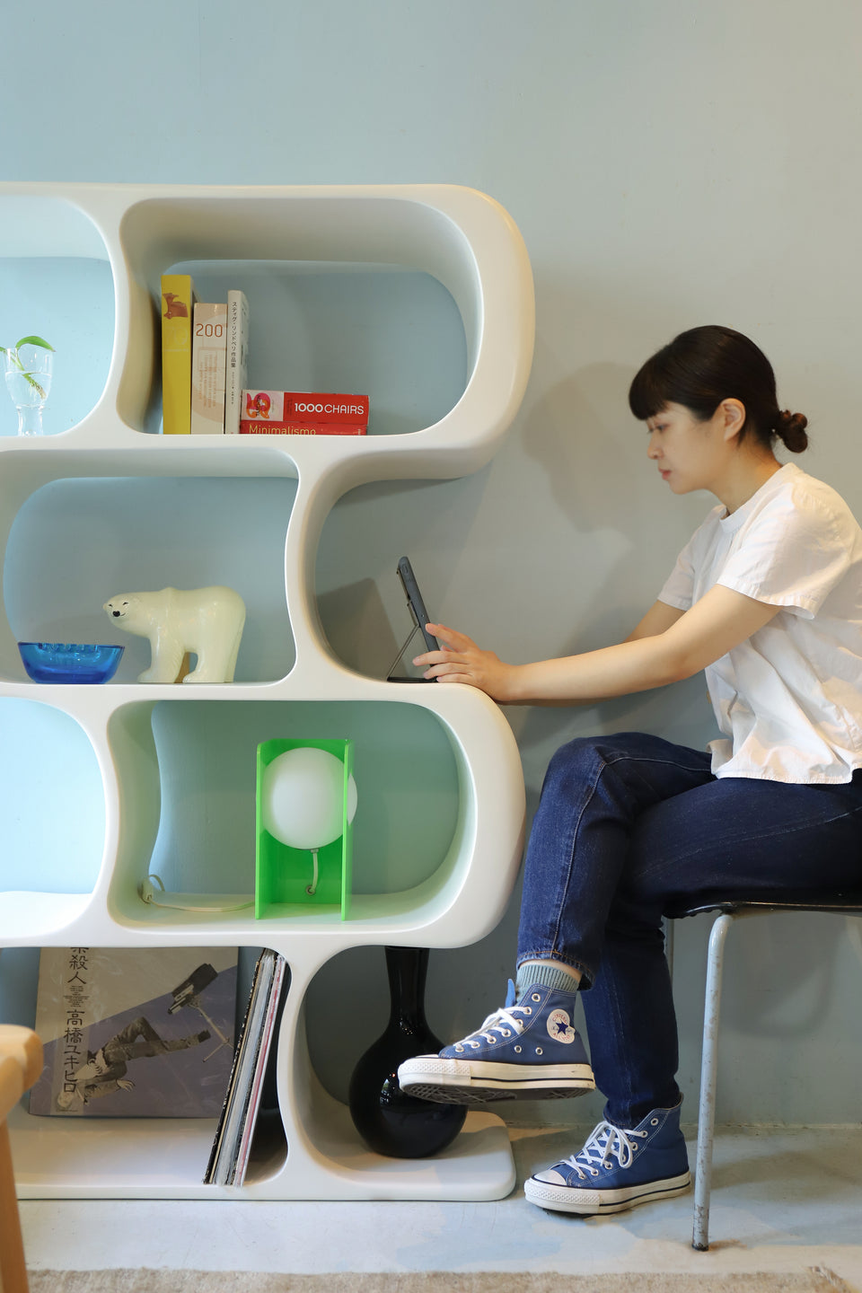 新*己様 河谷 成樹 ドラゴンシェルフ 4段 mid-century スペースエ