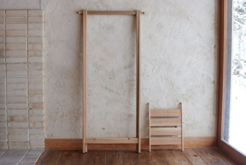 ハンガーラック 国産材 木製 収納ラック 木製家具 木工製品 飛騨の家具