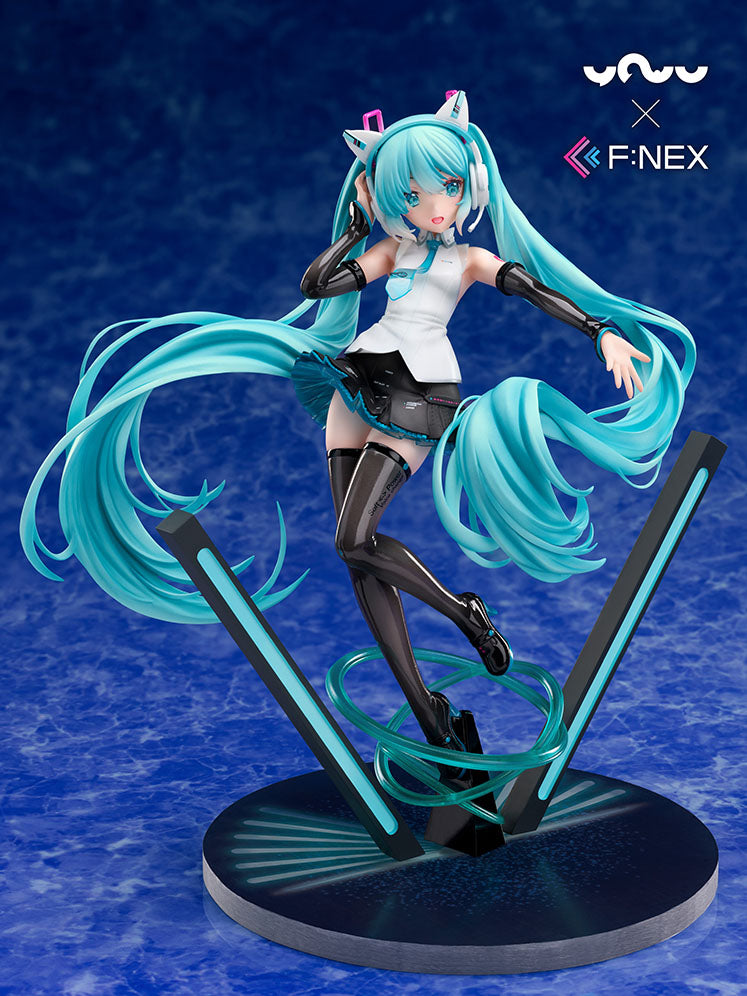 妖舞YOWU×F:NEX】初音ミク 猫耳ヘッドフォンVer. 1/7スケール