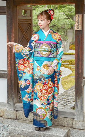 ふりふ振袖フルセット 成人式 前撮り 袴 髪飾り付き 卒業式 謝恩会