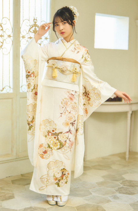 美品 ジョイフル恵利 振袖 長襦袢 帯 セット 着物 KJ05 【公式通販】