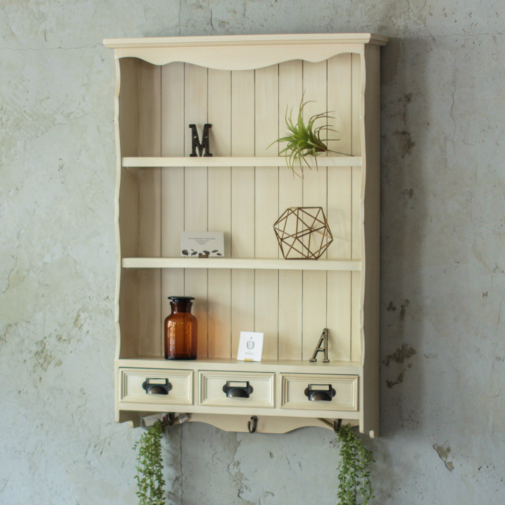 ウォールラック 商品棚 シェルフ ディスプレイ棚 飾り棚 アンティーク