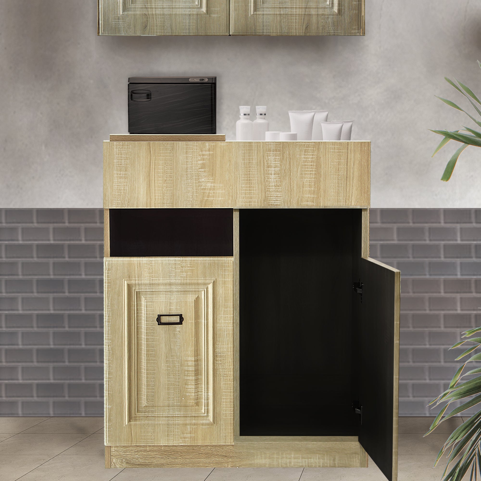 美容室|ヘアーサロン|シャンプーキャビネット|キャビネット|タオル収納