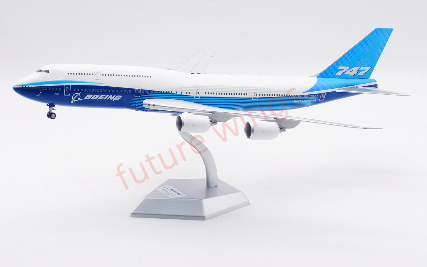 1:200 SQ Wings Boeing House Color B747-8 Diecast Aircraft Model