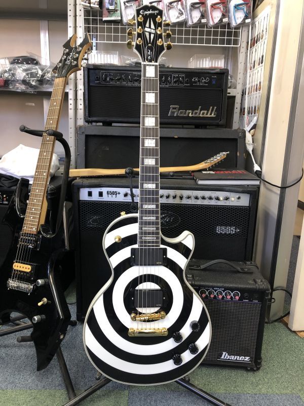 ザックワイルドモデル ブルズアイレスポールワイルドオーディオ