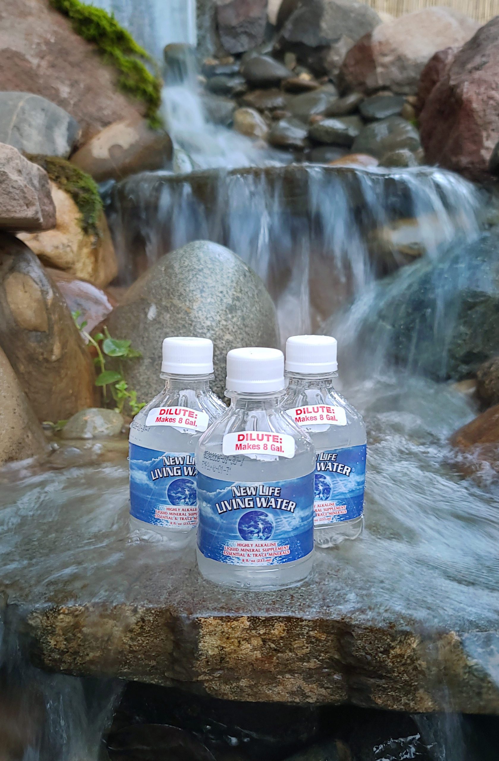 New Life Living Water 8oz Concentrate 3-pack | Future Spas Minerals