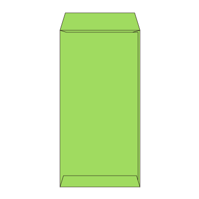 長3 グリーン70 ヨコ貼(〒枠付き)