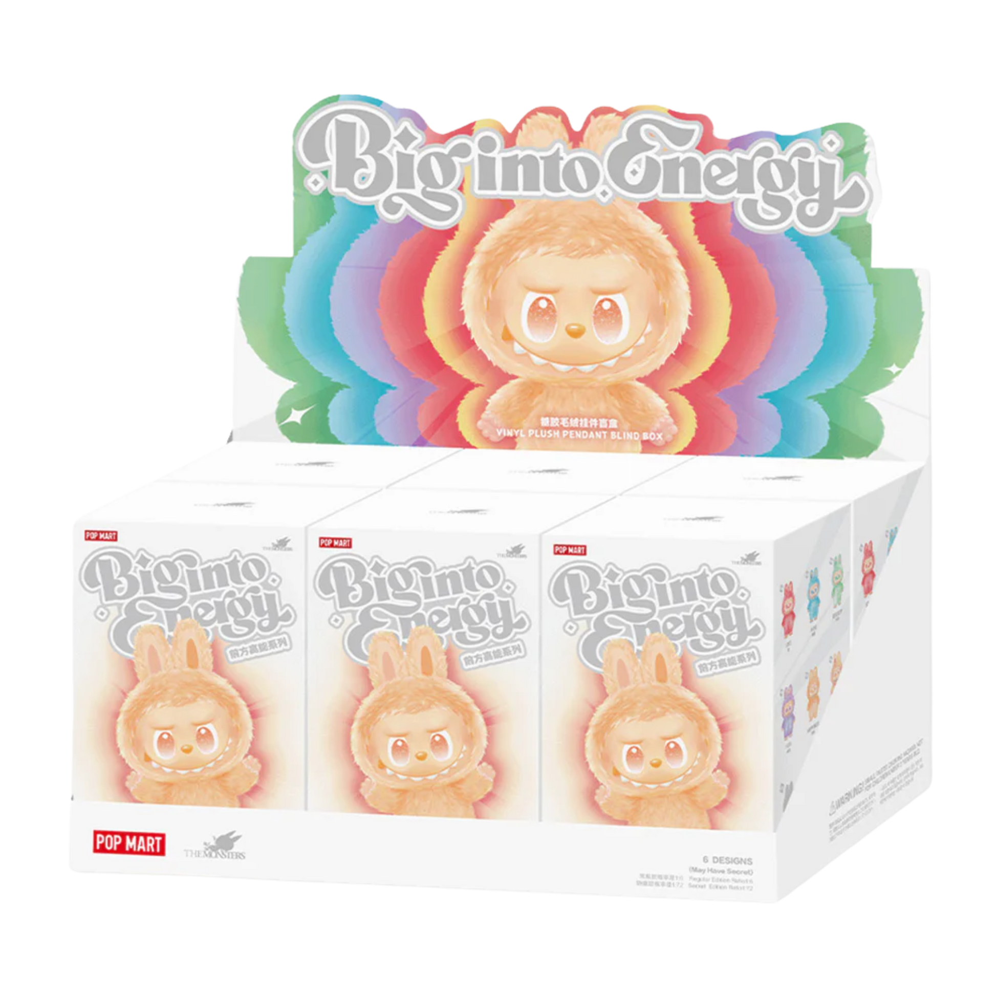 即日発送】POPMART LABUBU Big into Energyレシート 即日発送】POPMART