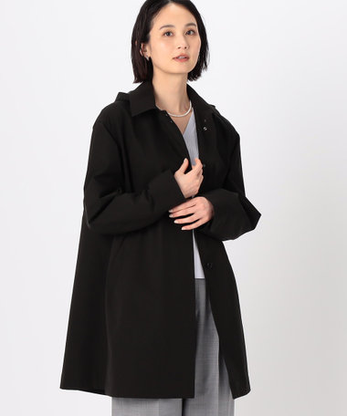 ハイブリッドソロタフタ グレンチェック柄コート（15-27MG02-204