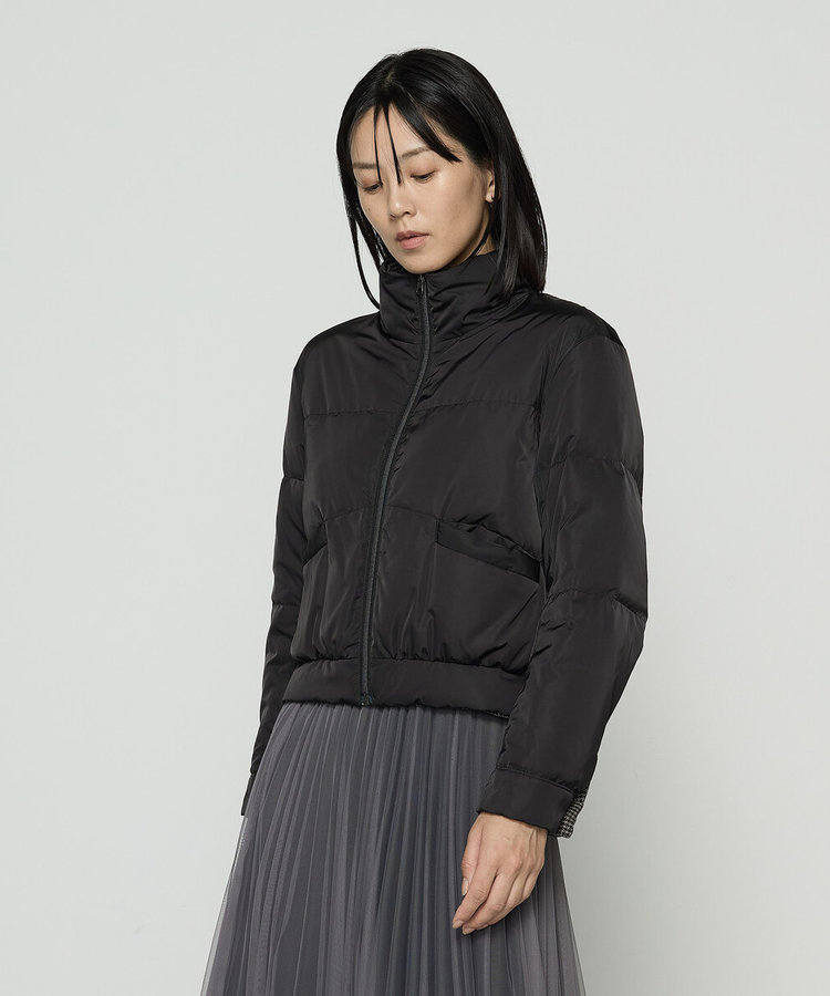 ドビーガンクラブチェック リバーシブルショートダウンブルゾン（15