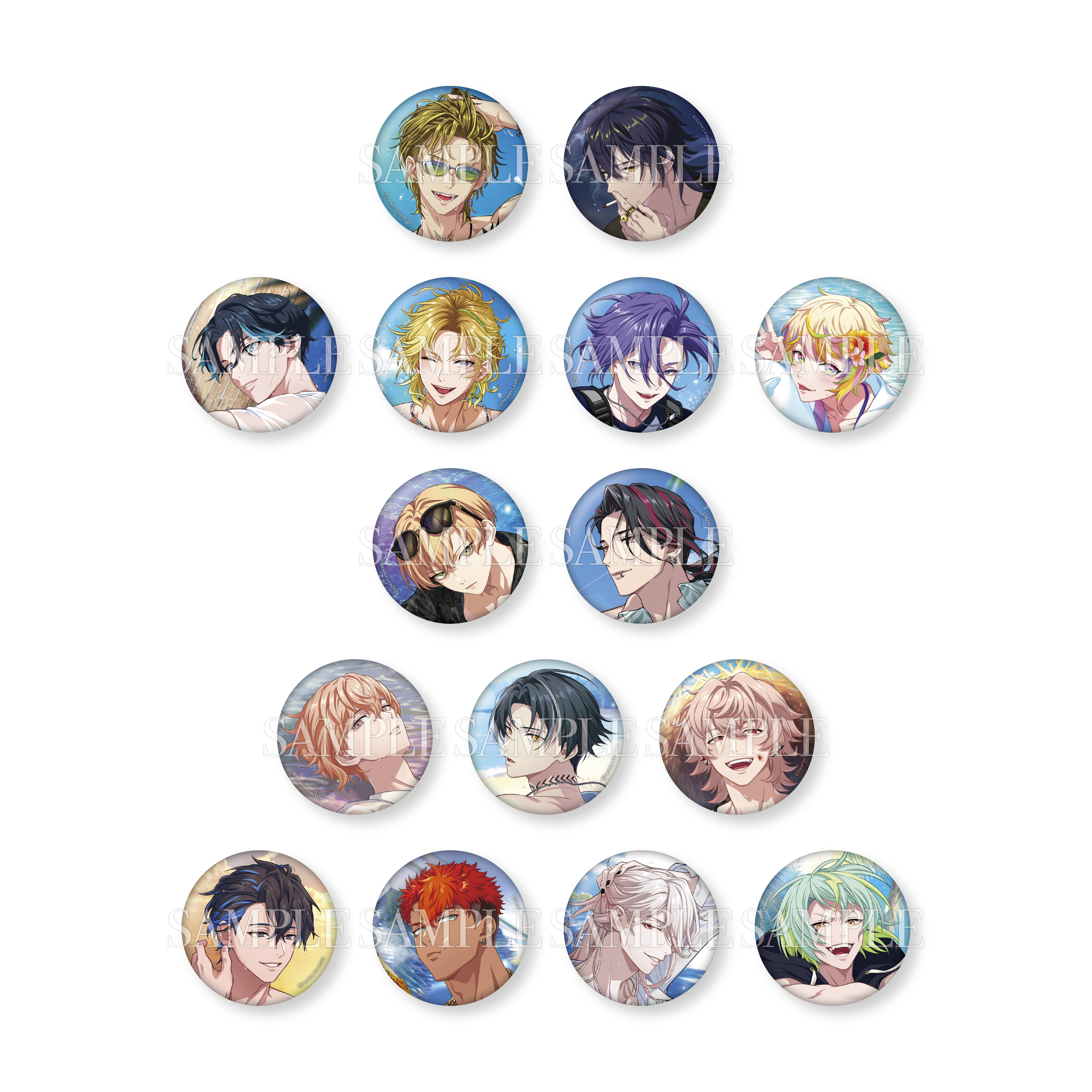 甲斐田紫音 パラライ バースデー 缶バッジ