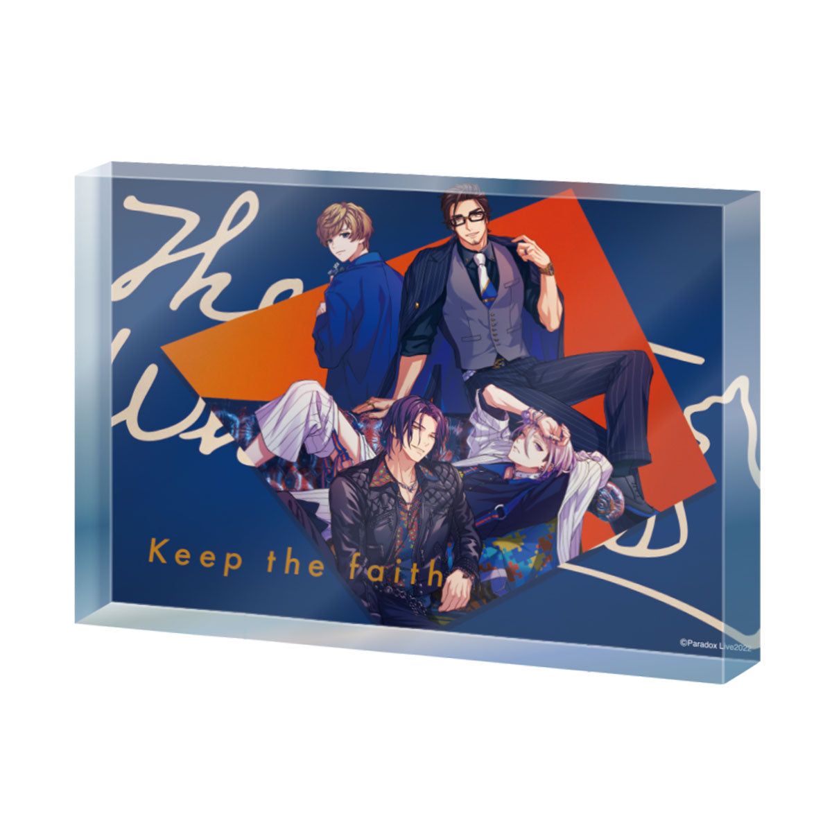 ゆめくろエミリオアクリッチブロックB2布ポスター中外アクリルブロック