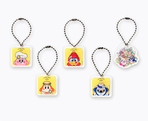 カービィカフェ 2016 アクリルバッジ キーチェーン ワドルディ KIRBY