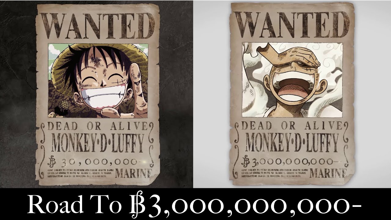 ワンピース 新四皇 手配書 ポスター 30億ルフィWANTED ワンピース 30億