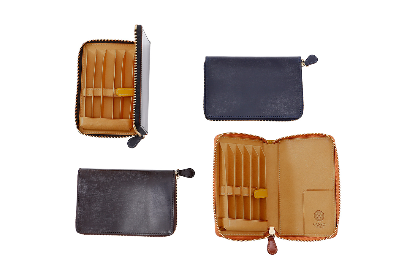 THIN BRIDLE(シンブライドル) ファスナー付き5本入りペンケース