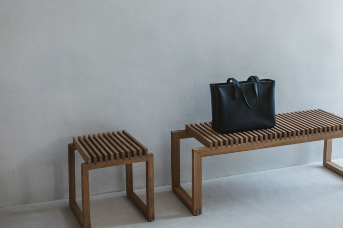 MATTE SHRINK(マットシュリンク) ZIP 横型トートバッグ｜マット