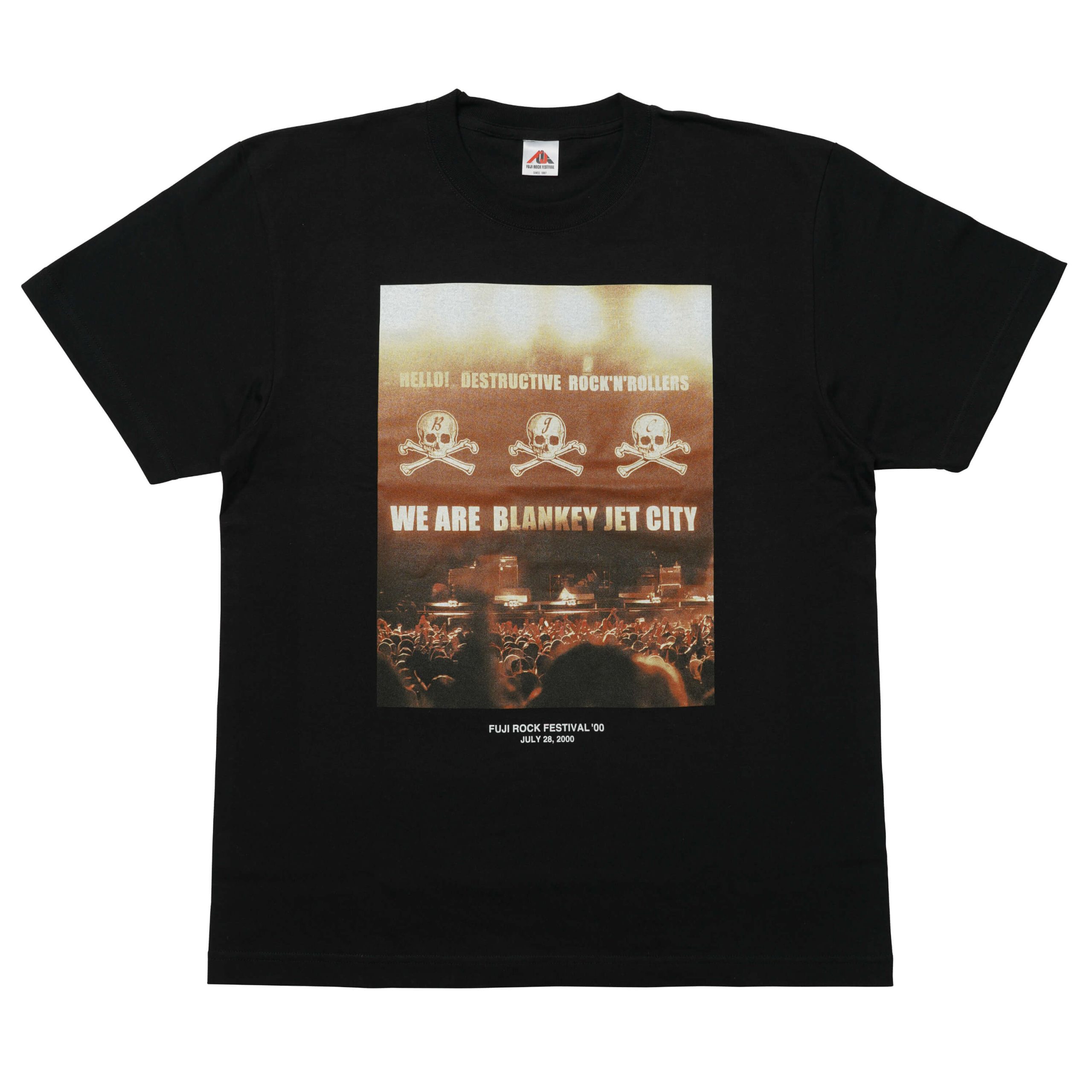 BLANKEY JET CITY x FUJI ROCK FESTIVAL Tシャツ - GAN-BAN/岩盤｜フジ