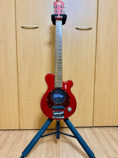 Pignose エレキギター レッド 新品弦張り替え済み ケース付き Pignose