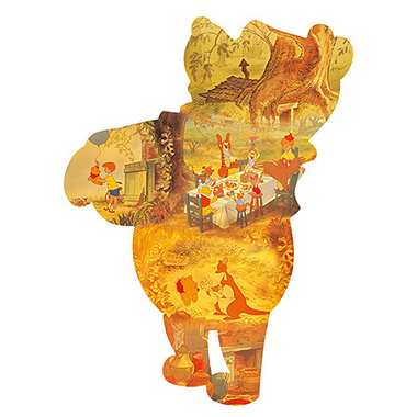 31-04 ジグソーパズルシルエット ‐くまのプーさん‐ | 玩具卸売 カワダ