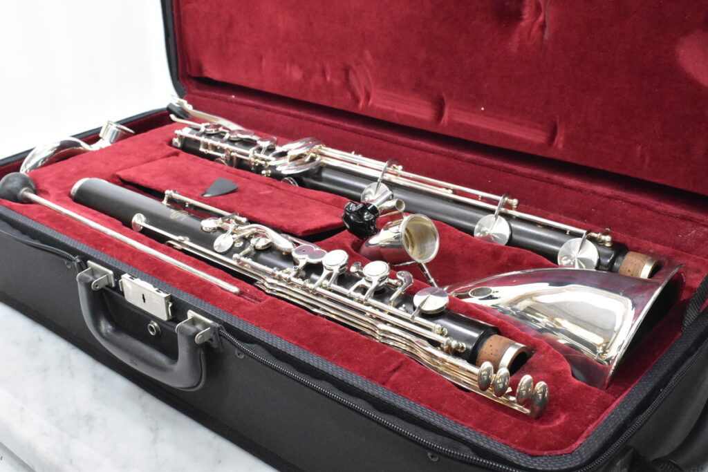 バスクラリネット本体 クランポンC26 選定書有り バスクラリネット本体