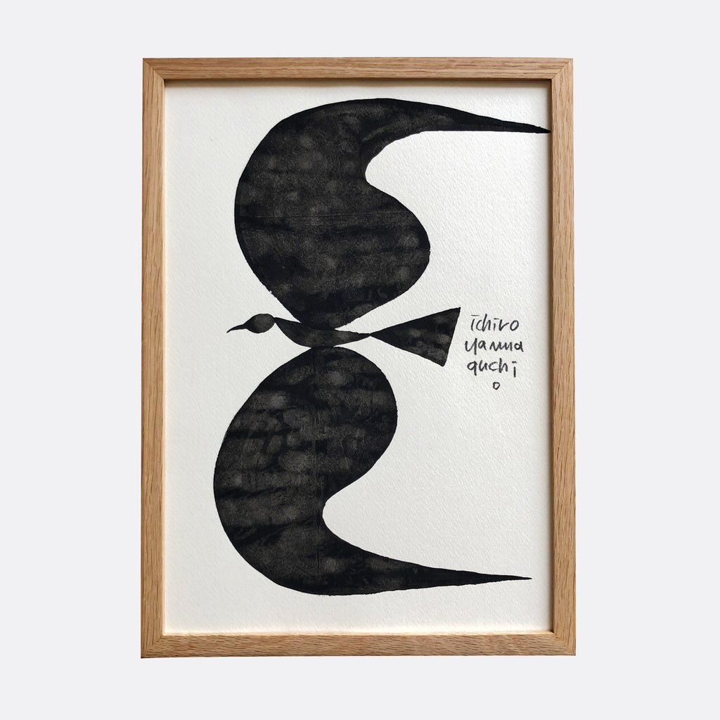 山口一郎 原画 ブルーバード ポストカードサイズ 山口一郎 原画 ブルー