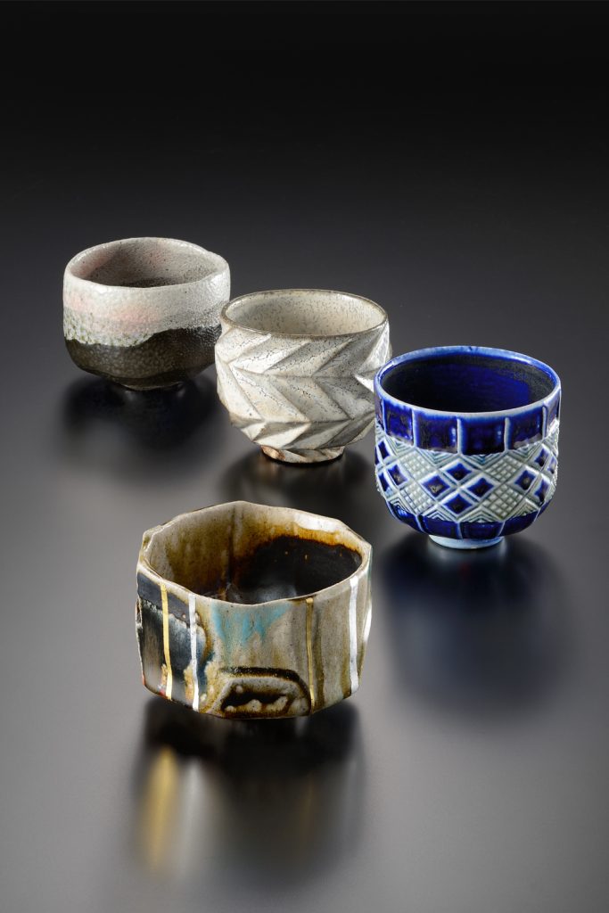 安食ひろ 瑠璃盃 共箱付 安食ひろ 瑠璃盃 共箱付 安食ひろ