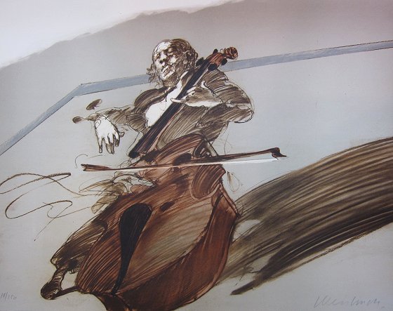 ワイズバッシュ：チェリスト4】 絵画 販売 買取 | 東京 自由が丘に