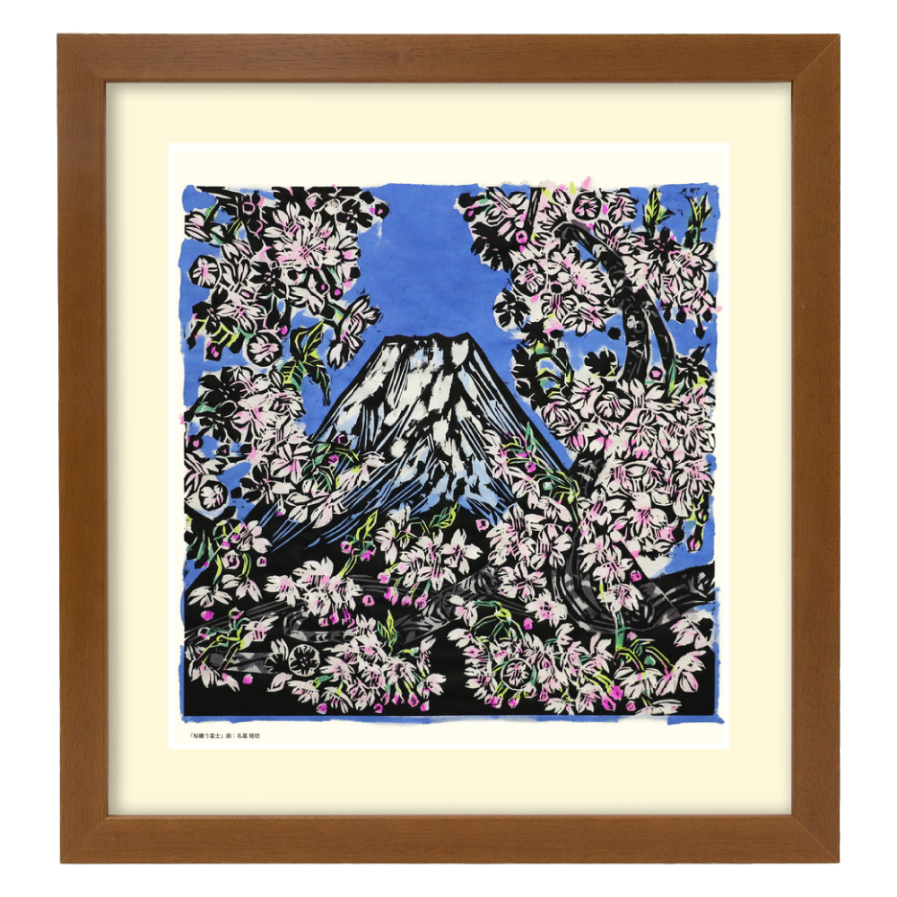 光を纏う河津桜」SMキャンバス 風景画 画家painterTMK本人出品真筆 光