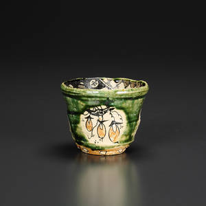 池田 省吾 販売作品一覧 | ギャラリーラボ 池田省吾 織部ぐい呑 富士山