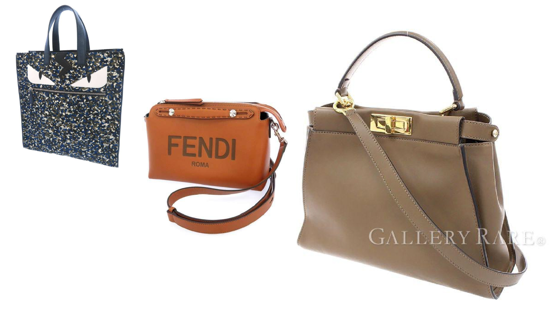 希少 FENDI フェンディ ヴィンテージレザー キャリーバッグ スーツ