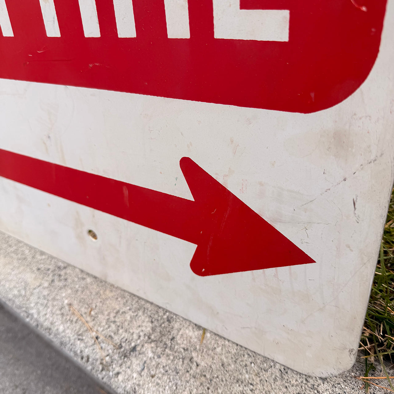 本物のアメリカンロードサイン】-No Parking Anytime- – Garage Outfitters