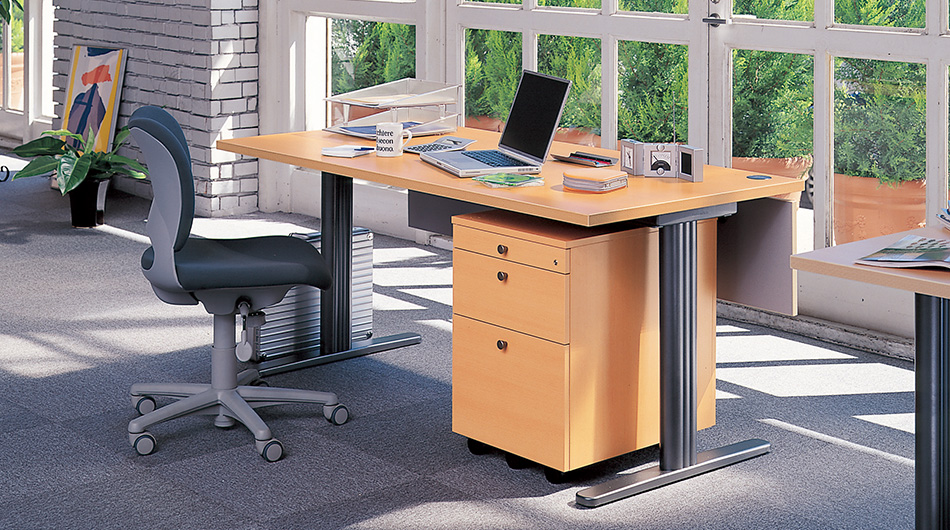 イタリア製 fantoni/ファントーニ パソコンデスク GT 幅160 奥行80 高