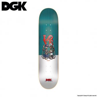 DGK SKATEBOARDS LOVE FOREVER BROTHERHOOD MODEL 7.875 x 31.25