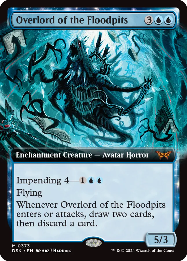Overlord of the Floodpits MTG - Duskmourn: House of Horror #373
