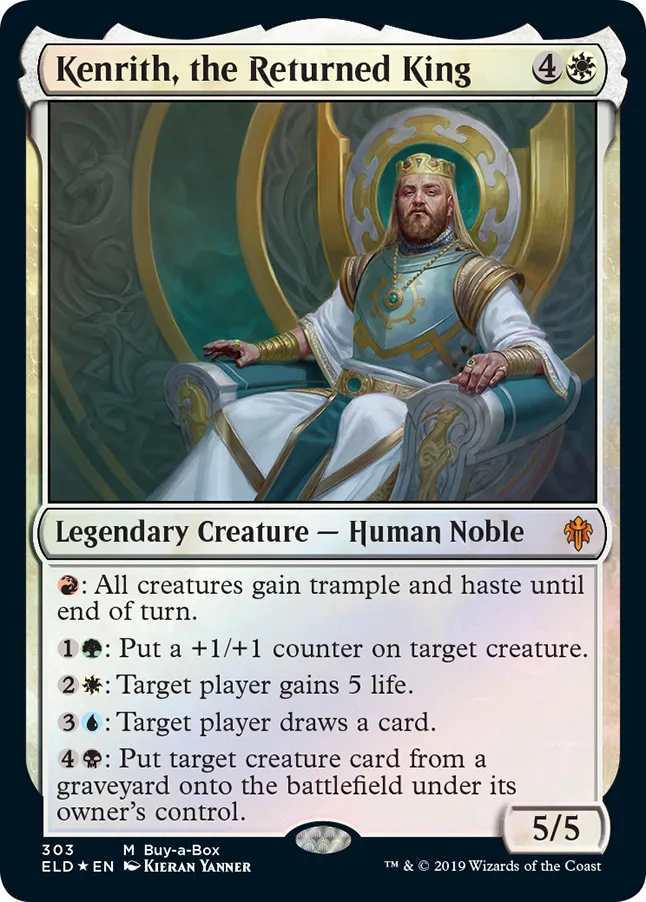 Kenrith, the Returned King MTG - Throne of Eldraine #303 (English
