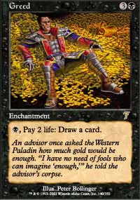 Greed MTG - Seventh Edition #140 (English) | Magic: The Gathering