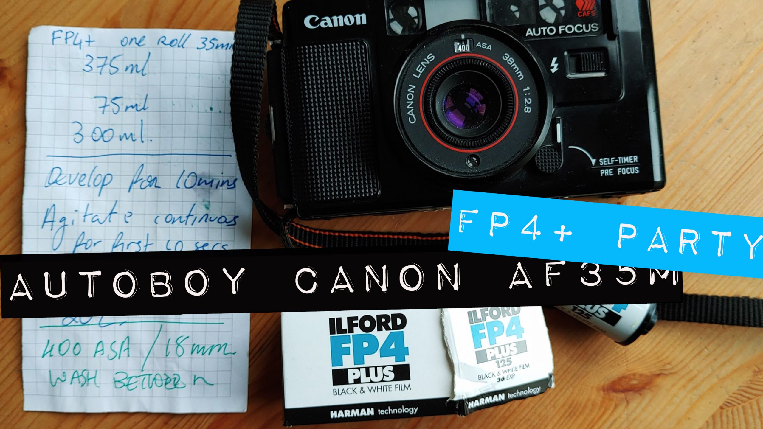 Canon AF35M with Ilford FP4+ and a bike – Gavin Lyons Photography