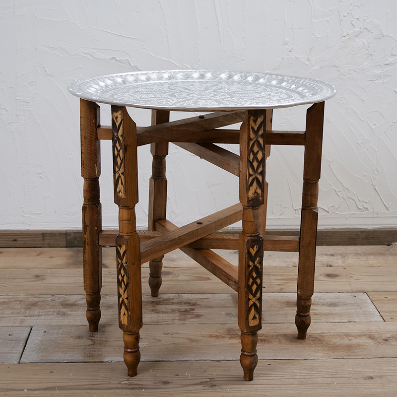 モロッコティーテーブル 折りたたみ式サイドテーブル｜マライカ公式通販