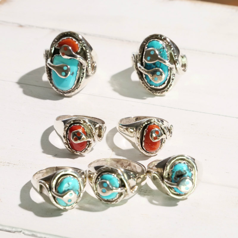 ヴィンテージシルバーリング ズニ族 エフィカラバサ 【公式通販】