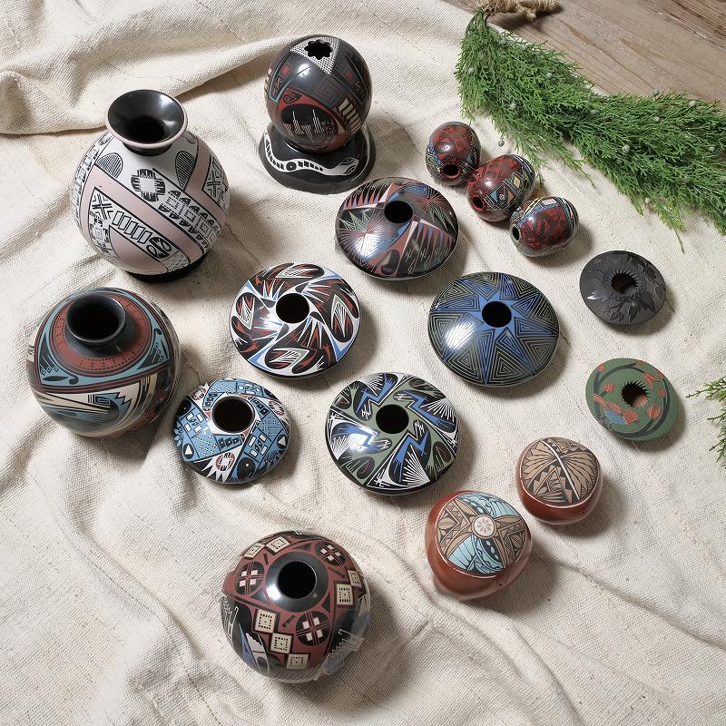 マタ・オルティス陶器 by Octavio Gonzalez 幾何学 壺｜マライカ公式通販