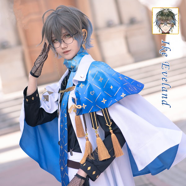 アイク・イーヴランド めがね にじさんじ コスプレ 眼鏡 国内15cm