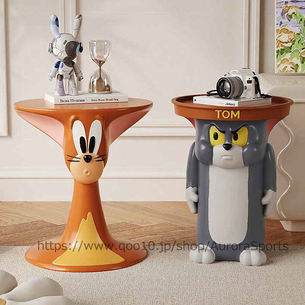 Qoo10] 2種類 トムとジェリー テーブル サイド