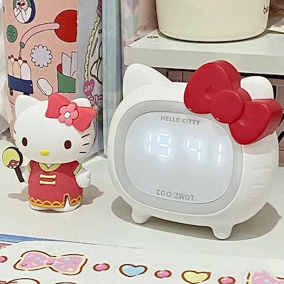 GW限定値下】ハローキティ 木馬 目覚まし時計 Kitty【ジャンク】 希少