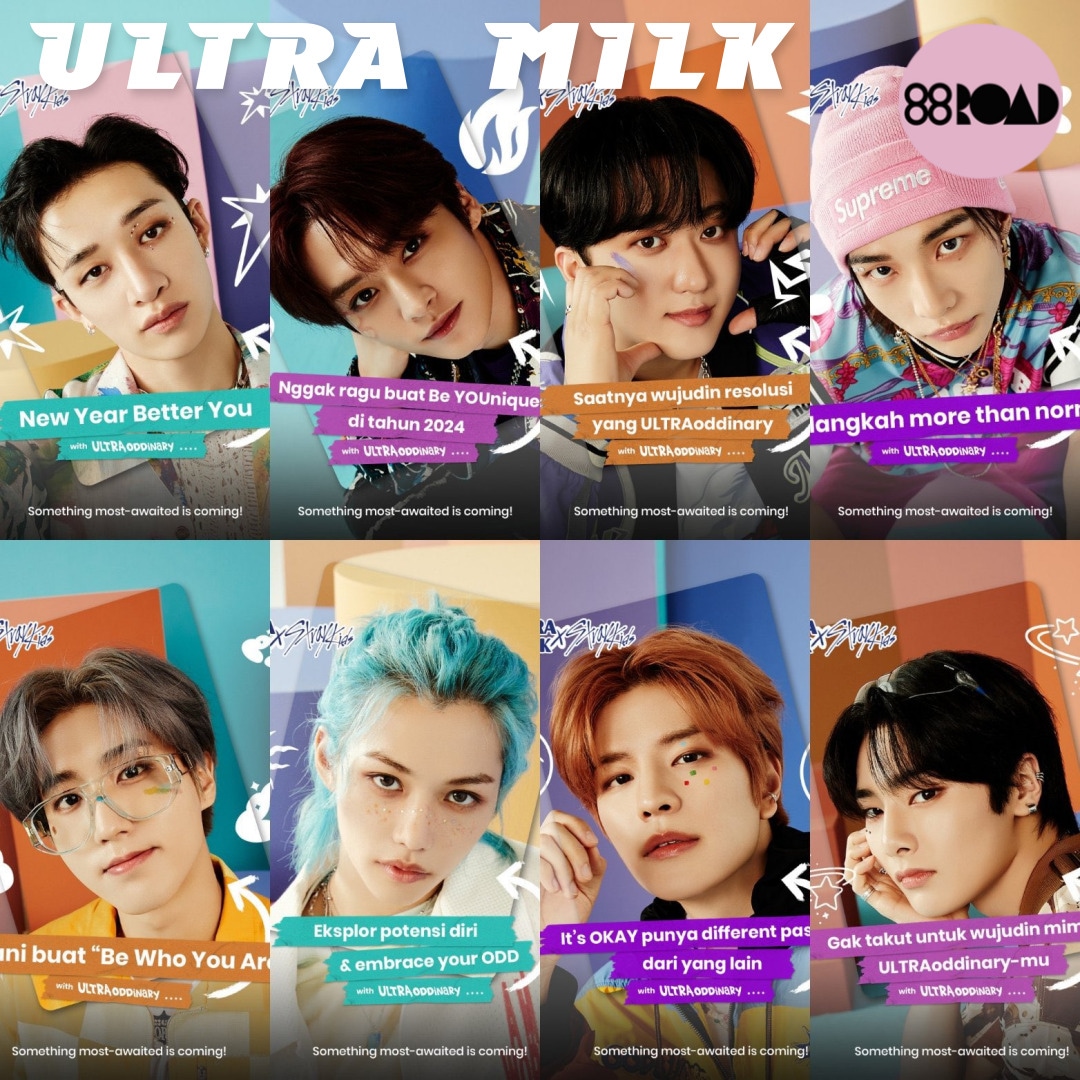 Stray Kids Ultramilk スキズ 全メンバーセット 16 枚 Stray Kids